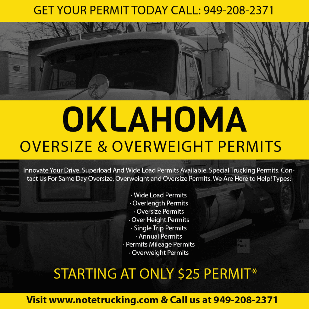 Oklahoma Oversize Permits Oklahoma Oversize Overweight Permits